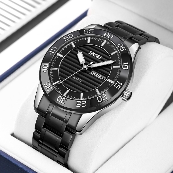 Skmei 9293SIBKBK Silver-Black SALE