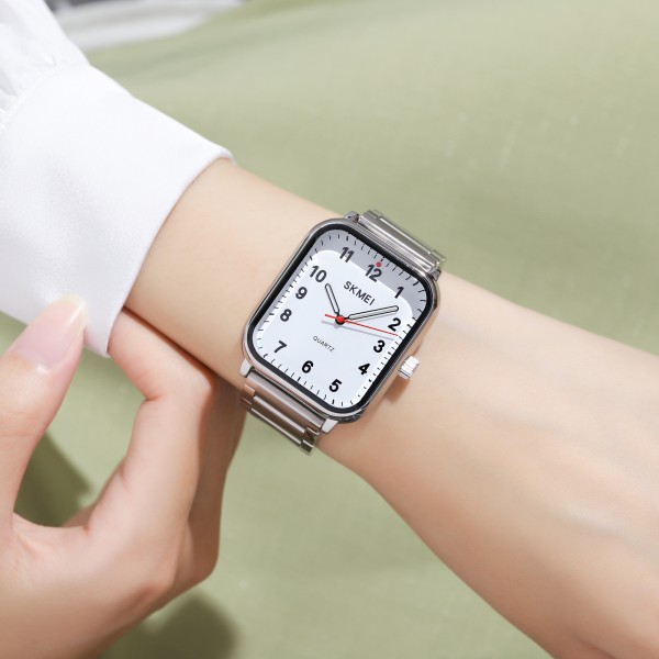 Годинник наручний Skmei 1954SIWT Silver-White