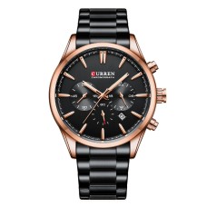 Годинник наручний Curren 8446 Rose Gold-Black