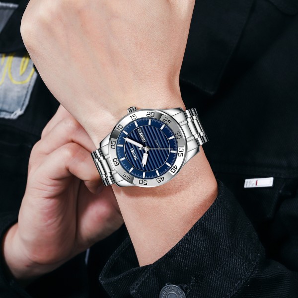 Годинник наручний Skmei 9293SIBU Silver-Blue