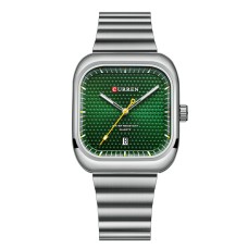 Годинник наручний Curren 8460 Silver-Green
