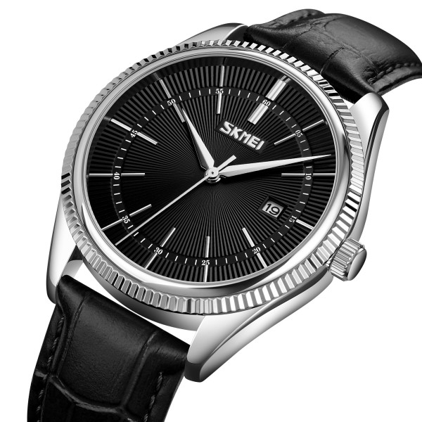 Годинник наручний Skmei 9298SIBKBK Silver Black-Black