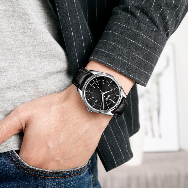 Годинник наручний Skmei 9298SIBKBK Silver Black-Black