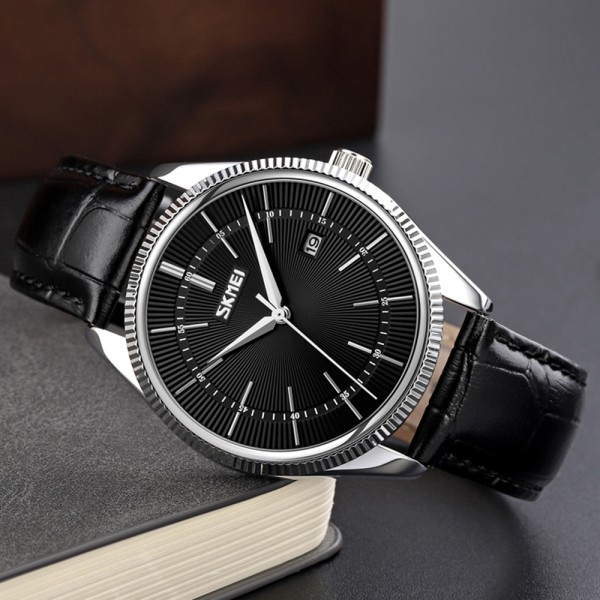 Годинник наручний Skmei 9298SIBKBK Silver Black-Black