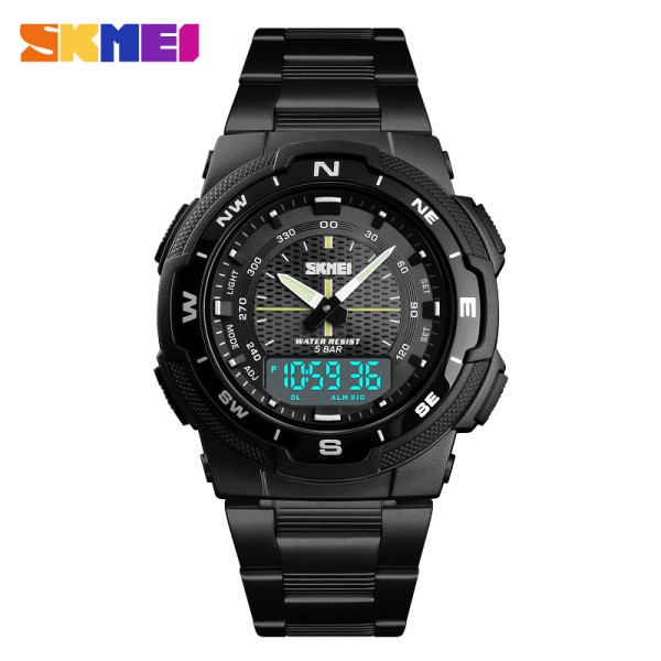 Годинник наручний Skmei 1370BKWT Black-White