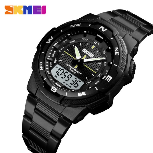 Годинник наручний Skmei 1370BKWT Black-White