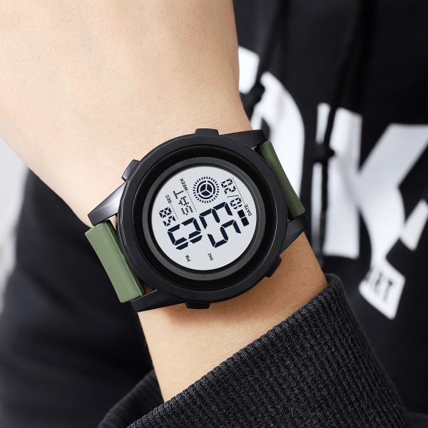 Годинник наручний Skmei 2082AGWT Army Green White