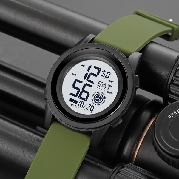 Годинник наручний Skmei 2082AGWT Army Green White