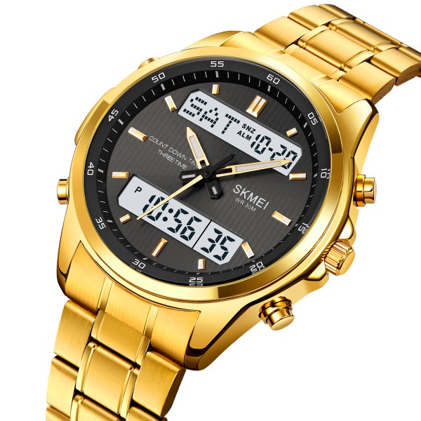 Годинник наручний Skmei 2049GDWT Gold-White