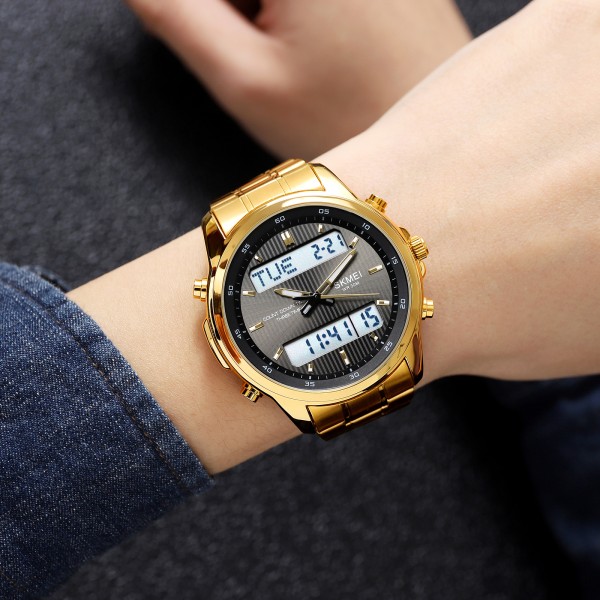 Годинник наручний Skmei 2049GDWT Gold-White