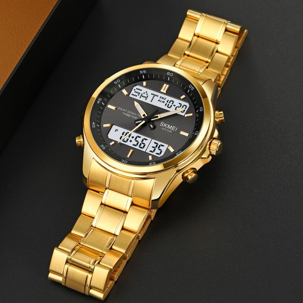 Годинник наручний Skmei 2049GDWT Gold-White