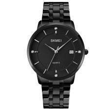 Годинник наручний Skmei 1801SBK Black Mesh Band Lady Big Size
