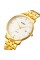 Годинник наручний Skmei 1801SGD Gold Stainless Steel