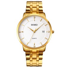 Годинник наручний Skmei 1801SGD Gold Stainless Steel