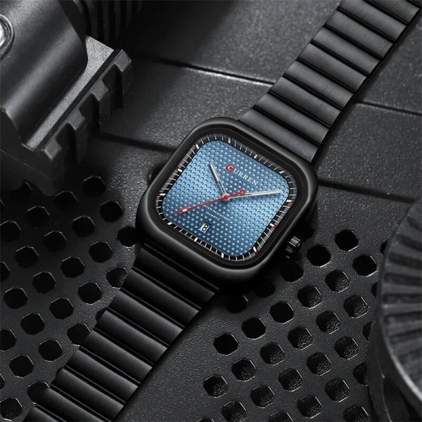 Годинник наручний Curren 8460 Black-Blue