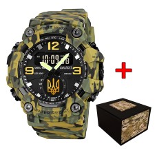 Awarder 003 Тризуб золото Army Green