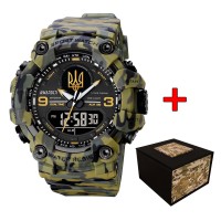 Годинник наручний Awarder 001 Тризуб золото Camo Green Годинник наручний Awarder 001 Тризуб золото Camo Green