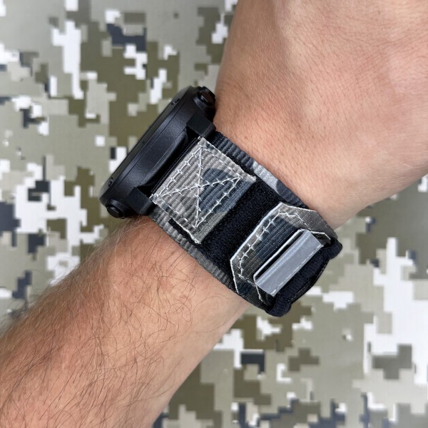 Годинник наручний Awarder 036 Nylon Pro Black-Camo Green