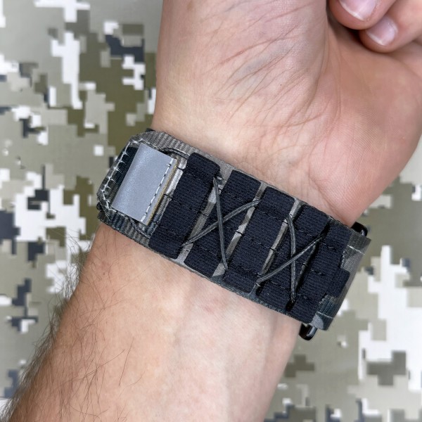 Годинник наручний Awarder 036 Nylon Pro Black-Camo Green
