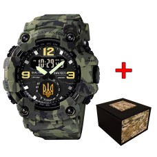 Awarder 004 Тризуб золото Camo Green