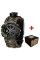 Часы наручные Awarder 005 Тризуб золото Camo Green Паракордовий ремінець Camo Green