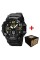 Часы наручные Awarder 003 Тризуб срібло Black