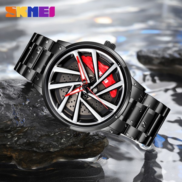 Годинник наручний Skmei 1990C Black Red-Silver
