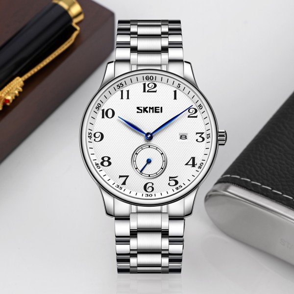 Skmei 9297SI-AC Silver Numbers