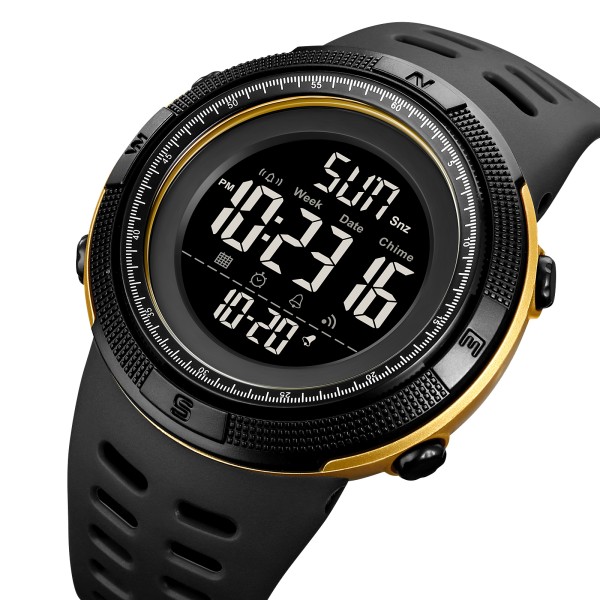 Годинник наручний Skmei 2070BKGD Black-Gold