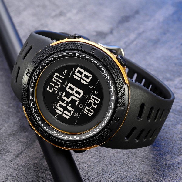 Годинник наручний Skmei 2070BKGD Black-Gold