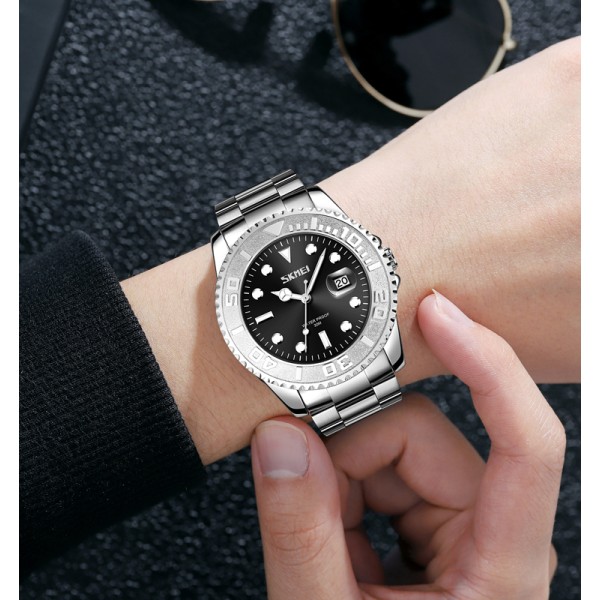 Skmei 9295SIBK Silver-Black STOPPED SALE