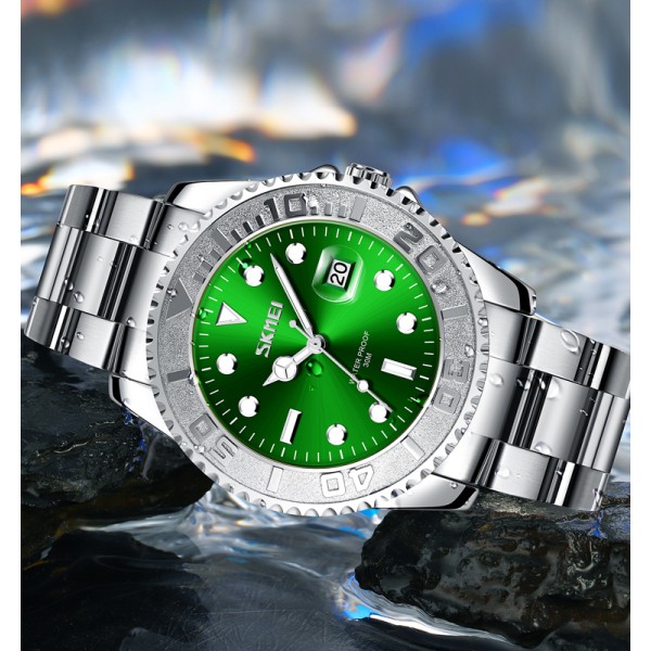 Годинник наручний Skmei 9295SIGN Silver-Green