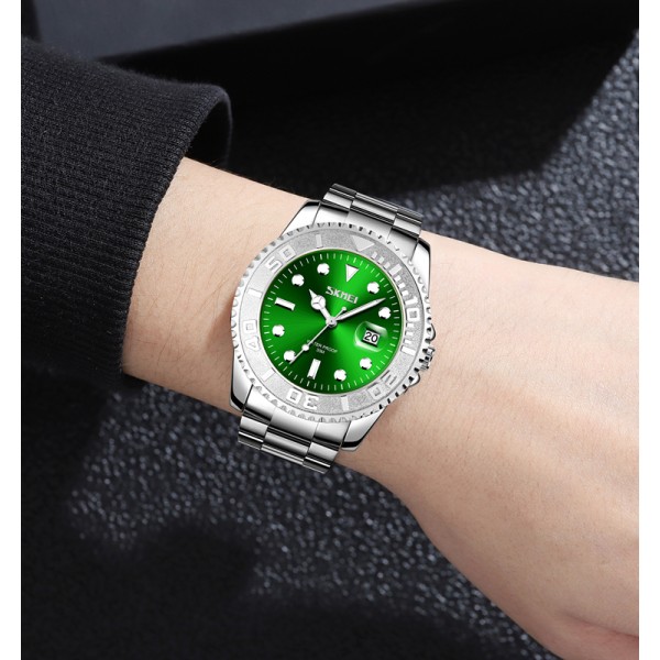 Годинник наручний Skmei 9295SIGN Silver-Green
