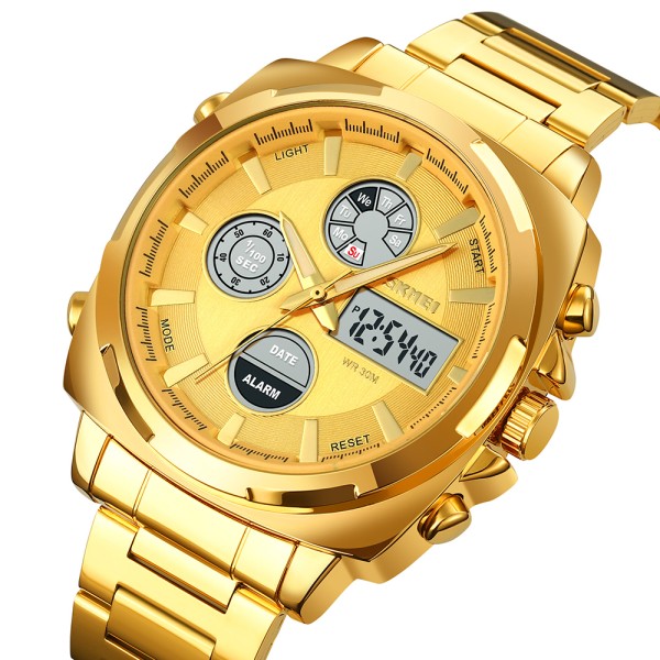 Годинник наручний Skmei 1673GDGD Gold-Gold