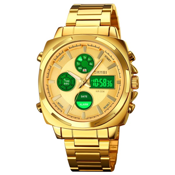 Годинник наручний Skmei 1673GDGD Gold-Gold