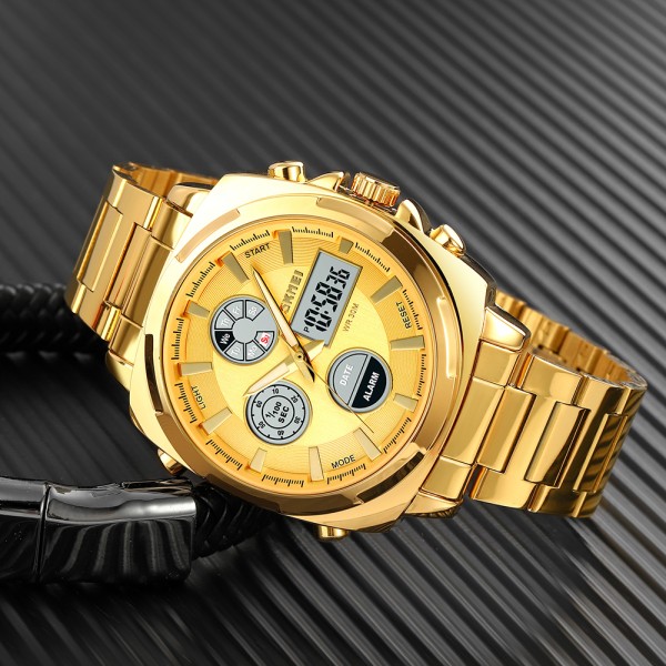 Годинник наручний Skmei 1673GDGD Gold-Gold