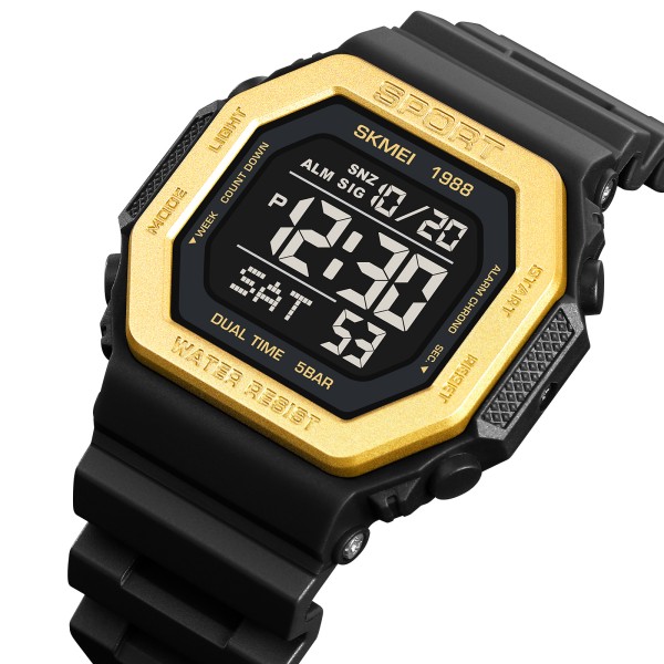 Годинник наручний Skmei 1988GD Gold