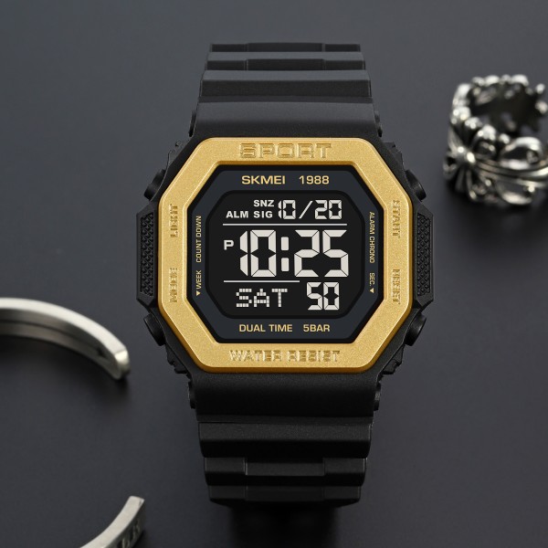 Годинник наручний Skmei 1988GD Gold