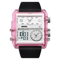 Годинник наручний Skmei 2020PK Pink-Transparent