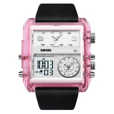 Годинник наручний Skmei 2020PK Pink-Transparent