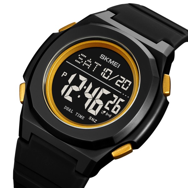 Годинник наручний Skmei 2023BKGD-BK Black-Gold Black