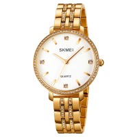 Годинник наручний Skmei 2006GDWT Gold-White