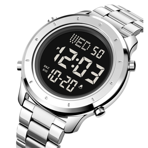 Годинник наручний Skmei 1864SSIBK Silver-Black-Steel