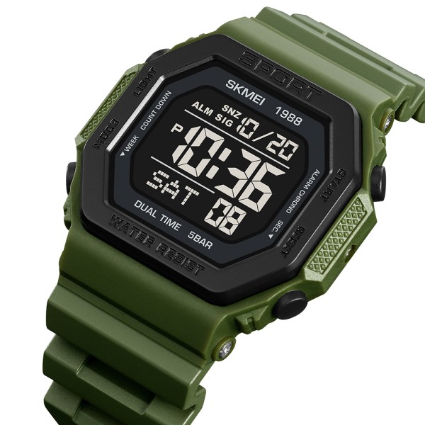 Годинник наручний Skmei 1988AG Army-Green
