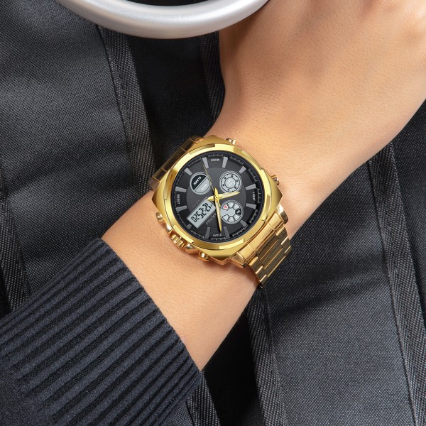 Годинник наручний Skmei 1673GDBK Gold-Black