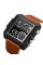 Skmei 2020BKBKBN Black-Broun-Black