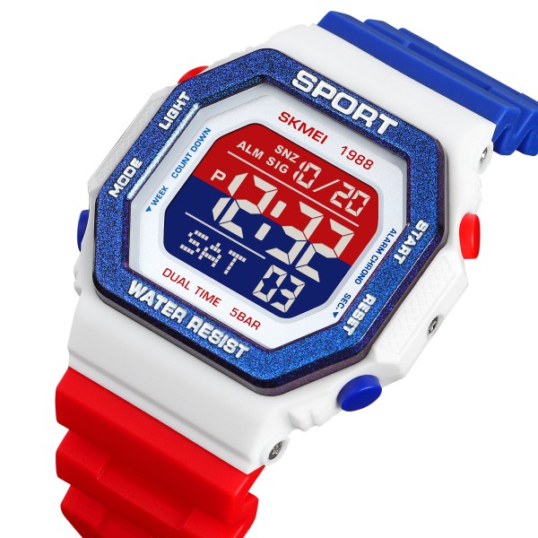 Часы наручные Skmei 1988RDBU Red-Blue