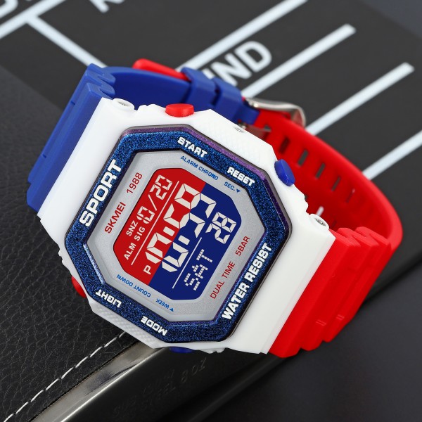 Часы наручные Skmei 1988RDBU Red-Blue