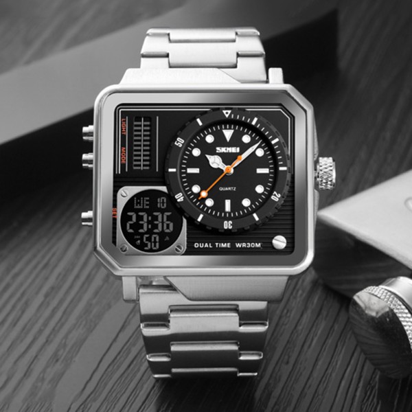Годинник наручний Skmei 1392SI Silver