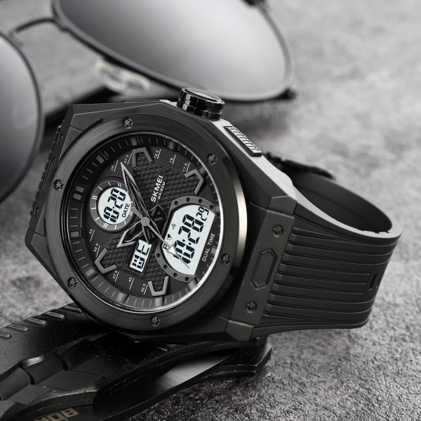 Годинник наручний Skmei 2013BKWT Black-White